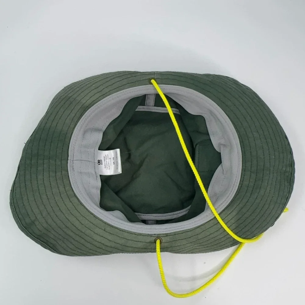 Outdoor Research Hat‎ Boonie Fitted Mens Size S/M Green Wide Brim Outdoor Rope